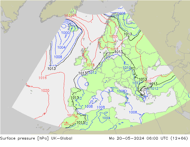 Yer basıncı UK-Global Pzt 20.05.2024 06 UTC