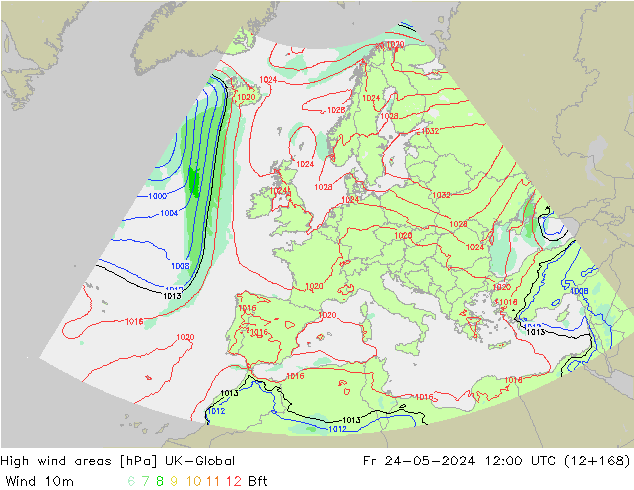 High wind areas UK-Global ven 24.05.2024 12 UTC