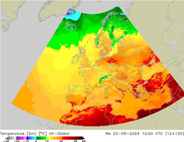 карта температуры UK-Global ср 22.05.2024 12 UTC