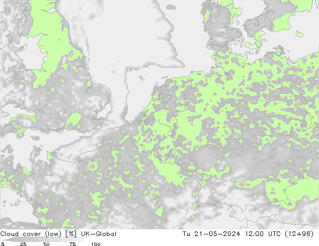 nízká oblaka UK-Global Út 21.05.2024 12 UTC