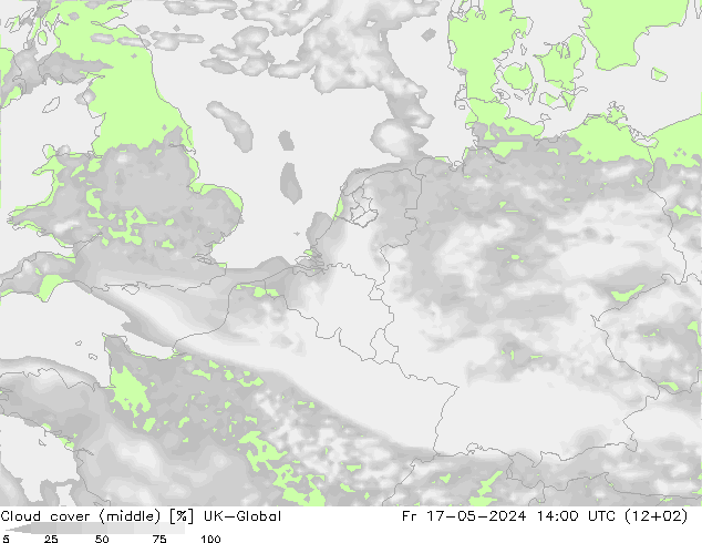 Bewolking (Middelb.) UK-Global vr 17.05.2024 14 UTC