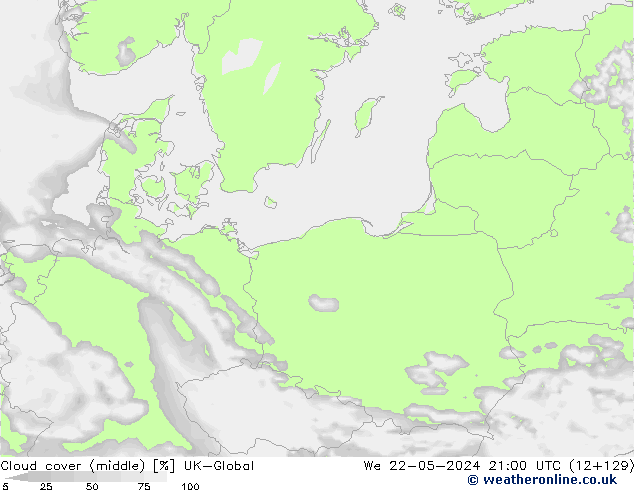 Wolken (mittel) UK-Global Mi 22.05.2024 21 UTC