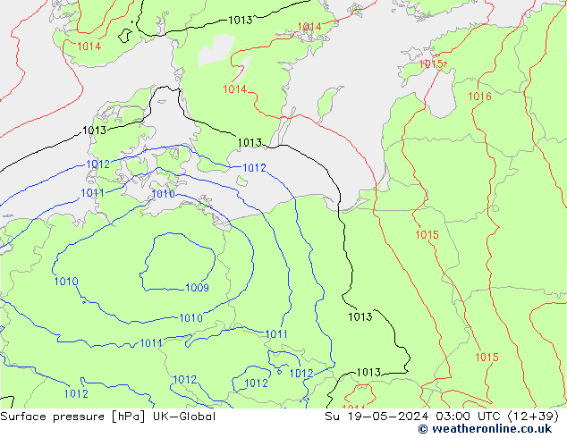 pression de l'air UK-Global dim 19.05.2024 03 UTC