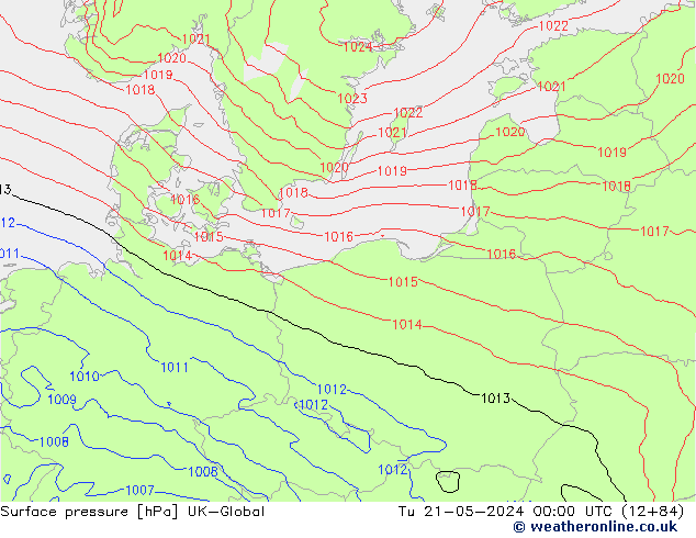 Luchtdruk (Grond) UK-Global di 21.05.2024 00 UTC