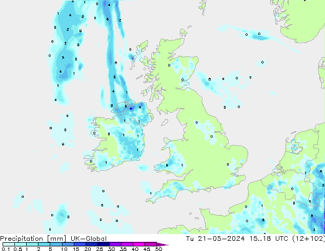 Neerslag UK-Global di 21.05.2024 18 UTC