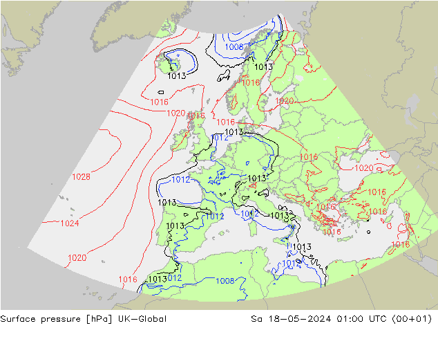Surface pressure UK-Global Sa 18.05.2024 01 UTC