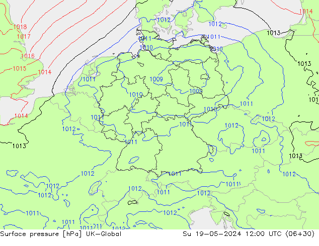 Bodendruck UK-Global So 19.05.2024 12 UTC