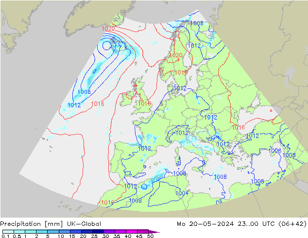 Niederschlag UK-Global Mo 20.05.2024 00 UTC