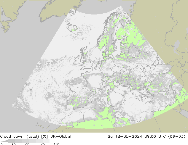 Bulutlar (toplam) UK-Global Cts 18.05.2024 09 UTC