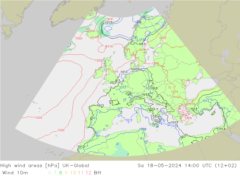 High wind areas UK-Global Sa 18.05.2024 14 UTC