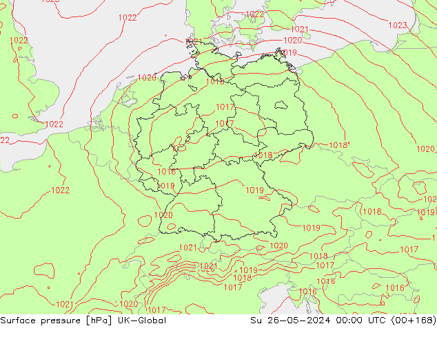 Bodendruck UK-Global So 26.05.2024 00 UTC