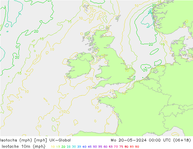 Isotachs (mph) UK-Global Seg 20.05.2024 00 UTC