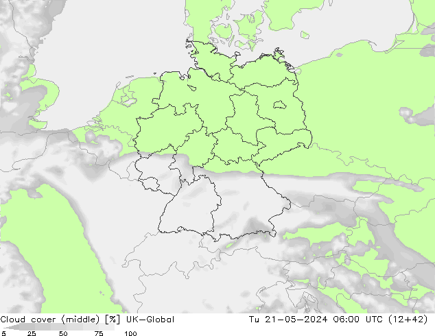 Nubes medias UK-Global mar 21.05.2024 06 UTC