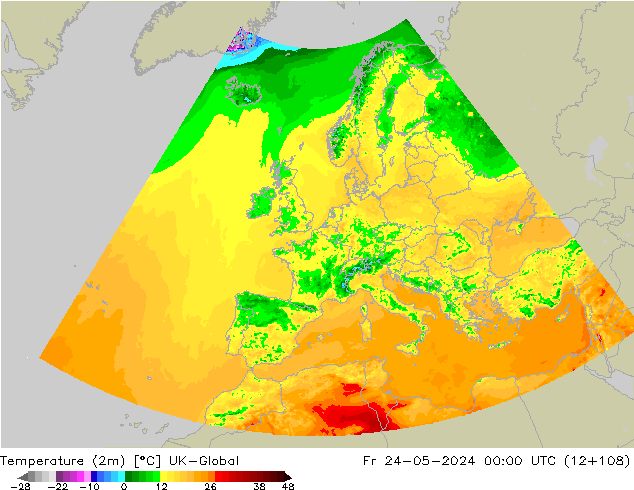Temperatura (2m) UK-Global Sex 24.05.2024 00 UTC