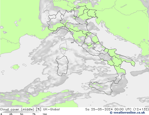 облака (средний) UK-Global сб 25.05.2024 00 UTC