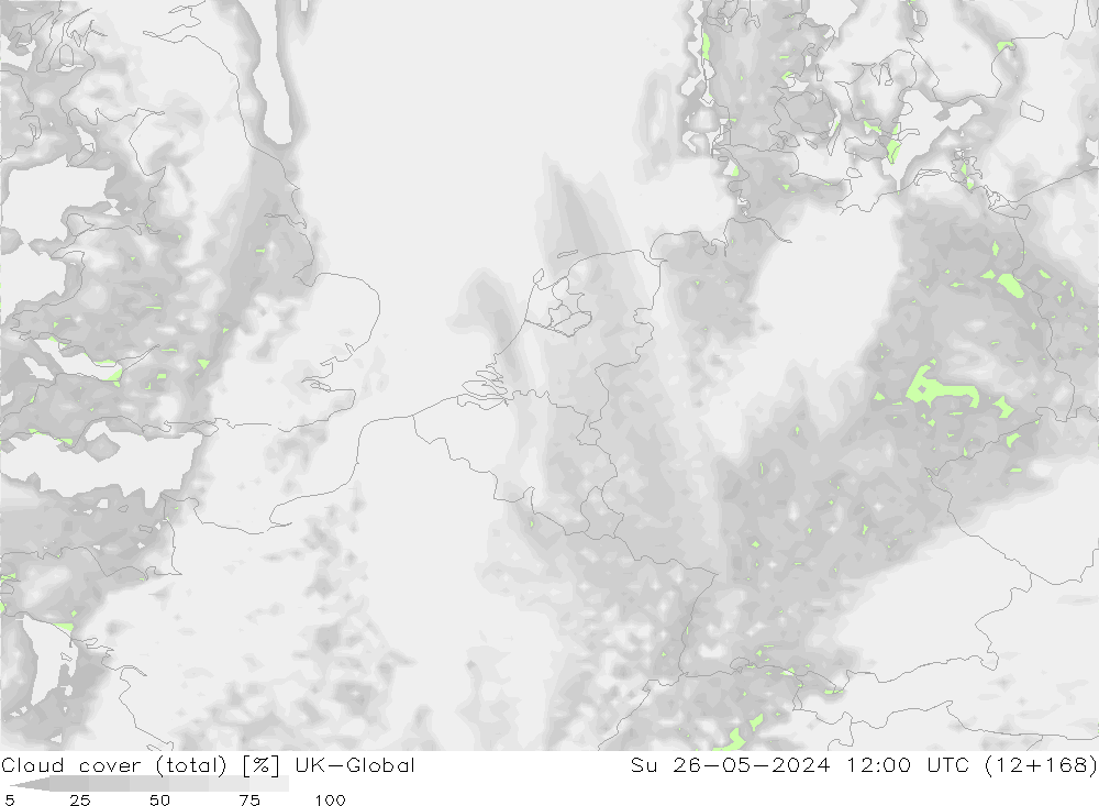 Wolken (gesamt) UK-Global So 26.05.2024 12 UTC