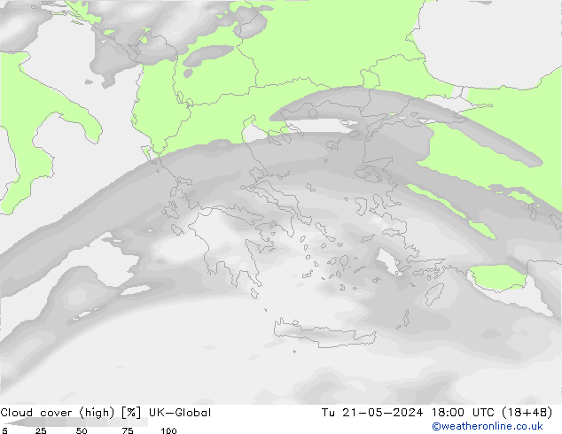 Nubes altas UK-Global mar 21.05.2024 18 UTC