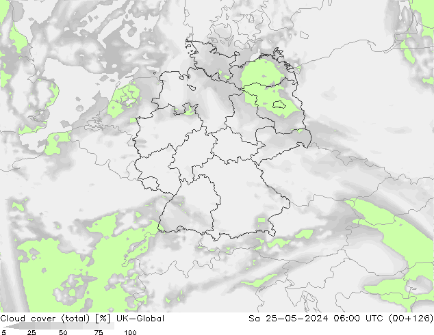 Bulutlar (toplam) UK-Global Cts 25.05.2024 06 UTC