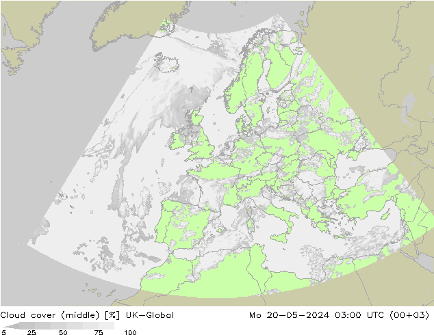 oblačnosti uprostřed UK-Global Po 20.05.2024 03 UTC