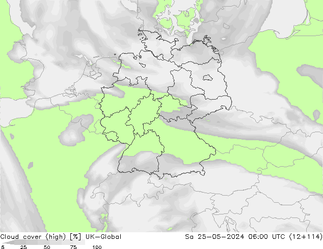 облака (средний) UK-Global сб 25.05.2024 06 UTC