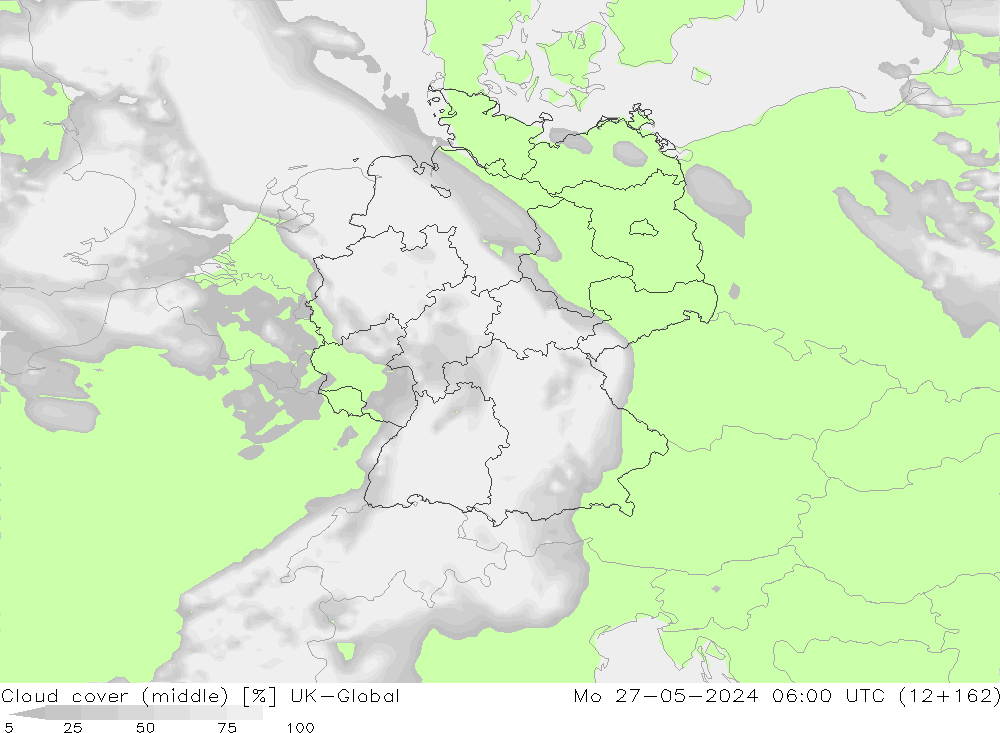 Cloud cover (middle) UK-Global Mo 27.05.2024 06 UTC