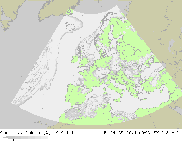 oblačnosti uprostřed UK-Global Pá 24.05.2024 00 UTC