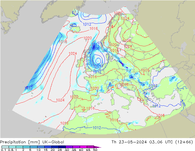 Niederschlag UK-Global Do 23.05.2024 06 UTC