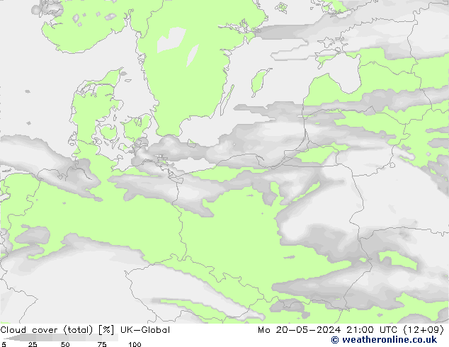 Bulutlar (toplam) UK-Global Pzt 20.05.2024 21 UTC