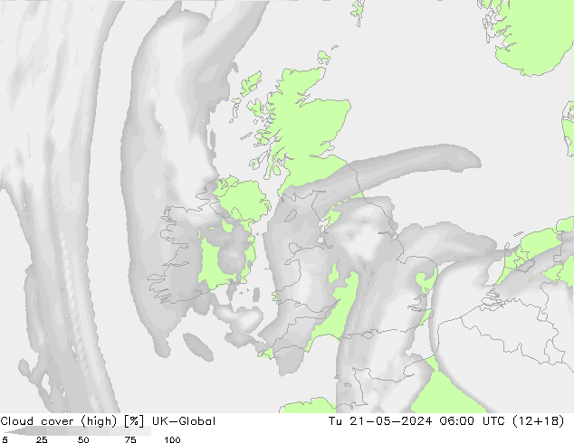 zachmurzenie (wysokie) UK-Global wto. 21.05.2024 06 UTC
