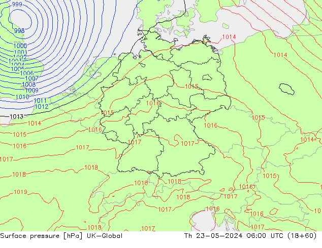 ciśnienie UK-Global czw. 23.05.2024 06 UTC