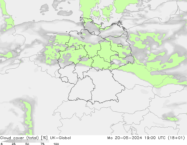 nuvens (total) UK-Global Seg 20.05.2024 19 UTC