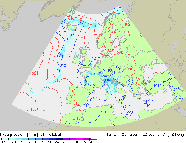 Neerslag UK-Global di 21.05.2024 00 UTC