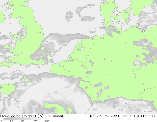 Wolken (mittel) UK-Global Mo 20.05.2024 19 UTC