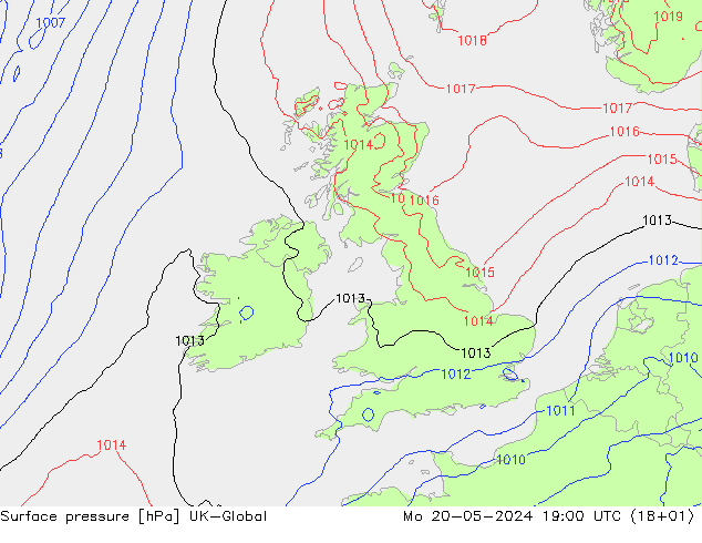 pressão do solo UK-Global Seg 20.05.2024 19 UTC