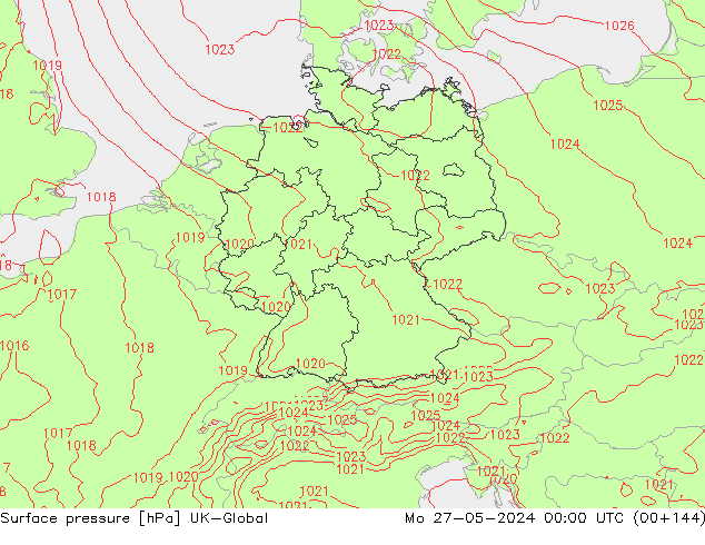 ciśnienie UK-Global pon. 27.05.2024 00 UTC