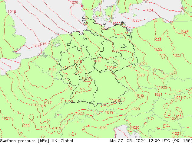Yer basıncı UK-Global Pzt 27.05.2024 12 UTC