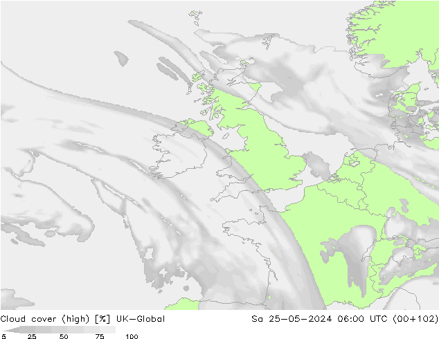 vysoký oblak UK-Global So 25.05.2024 06 UTC