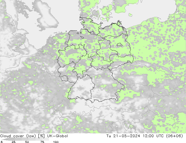 云 (低) UK-Global 星期二 21.05.2024 12 UTC