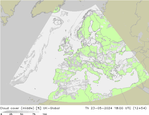 Wolken (mittel) UK-Global Do 23.05.2024 18 UTC