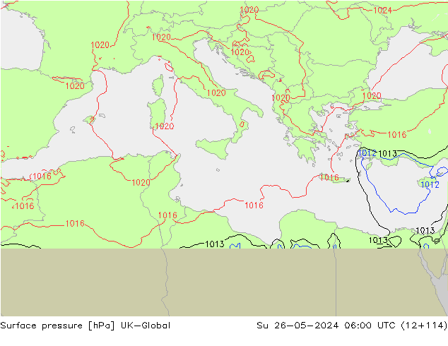pressão do solo UK-Global Dom 26.05.2024 06 UTC