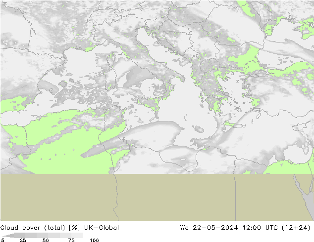 nuvens (total) UK-Global Qua 22.05.2024 12 UTC