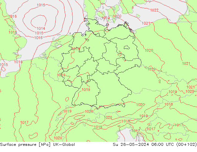 Bodendruck UK-Global So 26.05.2024 06 UTC