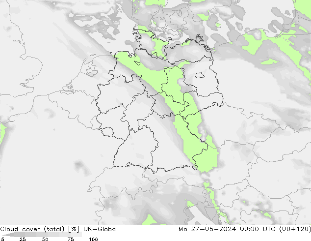 Bulutlar (toplam) UK-Global Pzt 27.05.2024 00 UTC