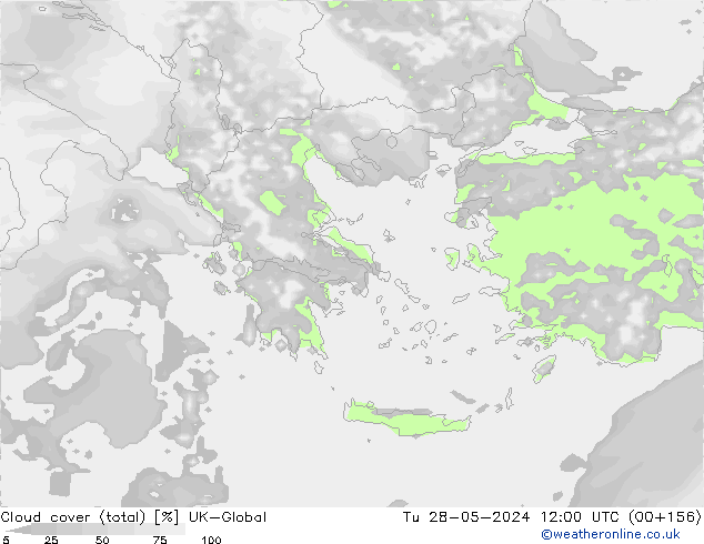 Bulutlar (toplam) UK-Global Sa 28.05.2024 12 UTC