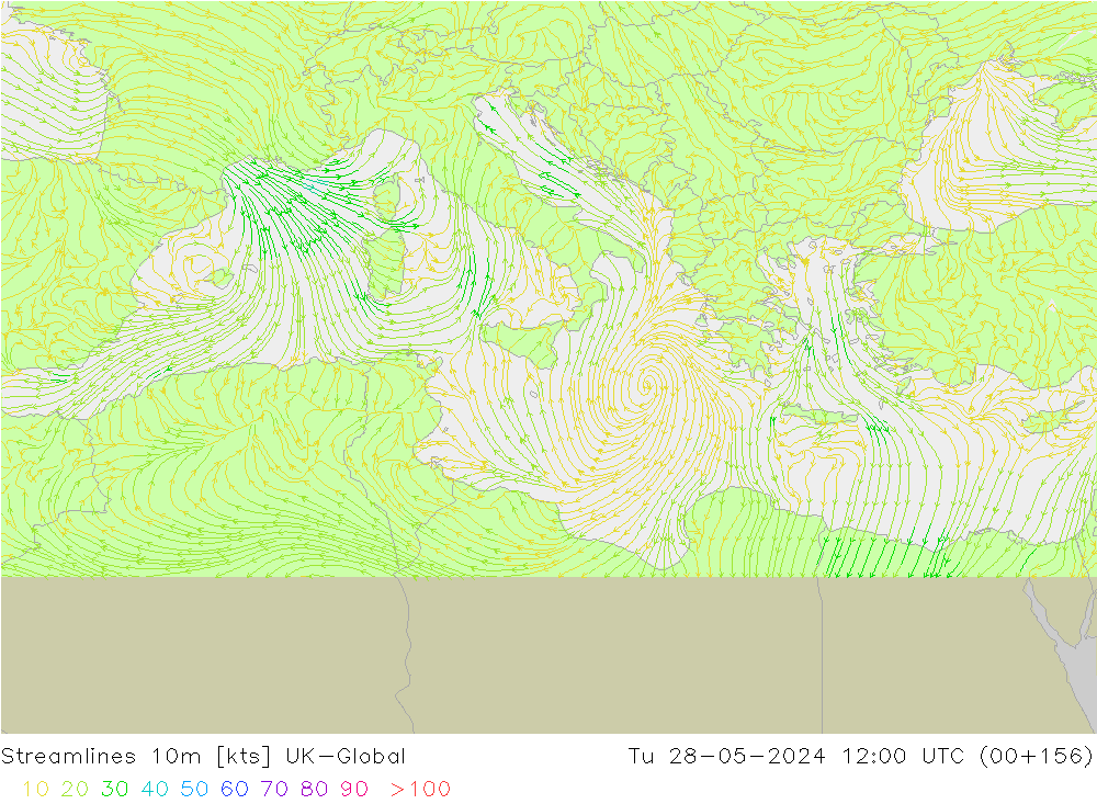 Línea de corriente 10m UK-Global mar 28.05.2024 12 UTC