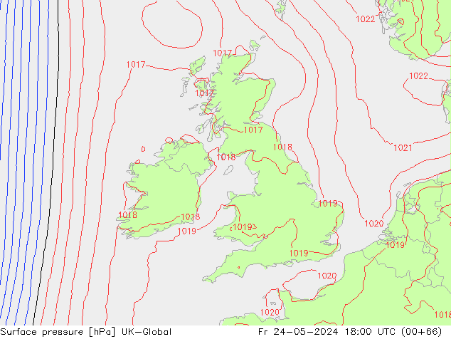 Yer basıncı UK-Global Cu 24.05.2024 18 UTC
