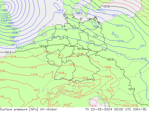 Bodendruck UK-Global Do 23.05.2024 00 UTC