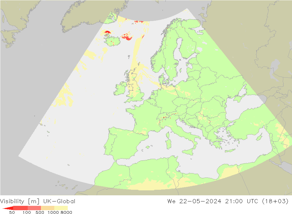 能见度 UK-Global 星期三 22.05.2024 21 UTC
