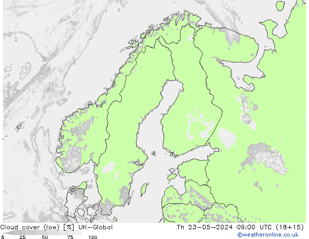Nubi basse UK-Global gio 23.05.2024 09 UTC