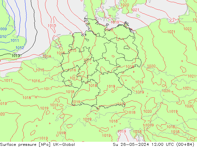 Bodendruck UK-Global So 26.05.2024 12 UTC